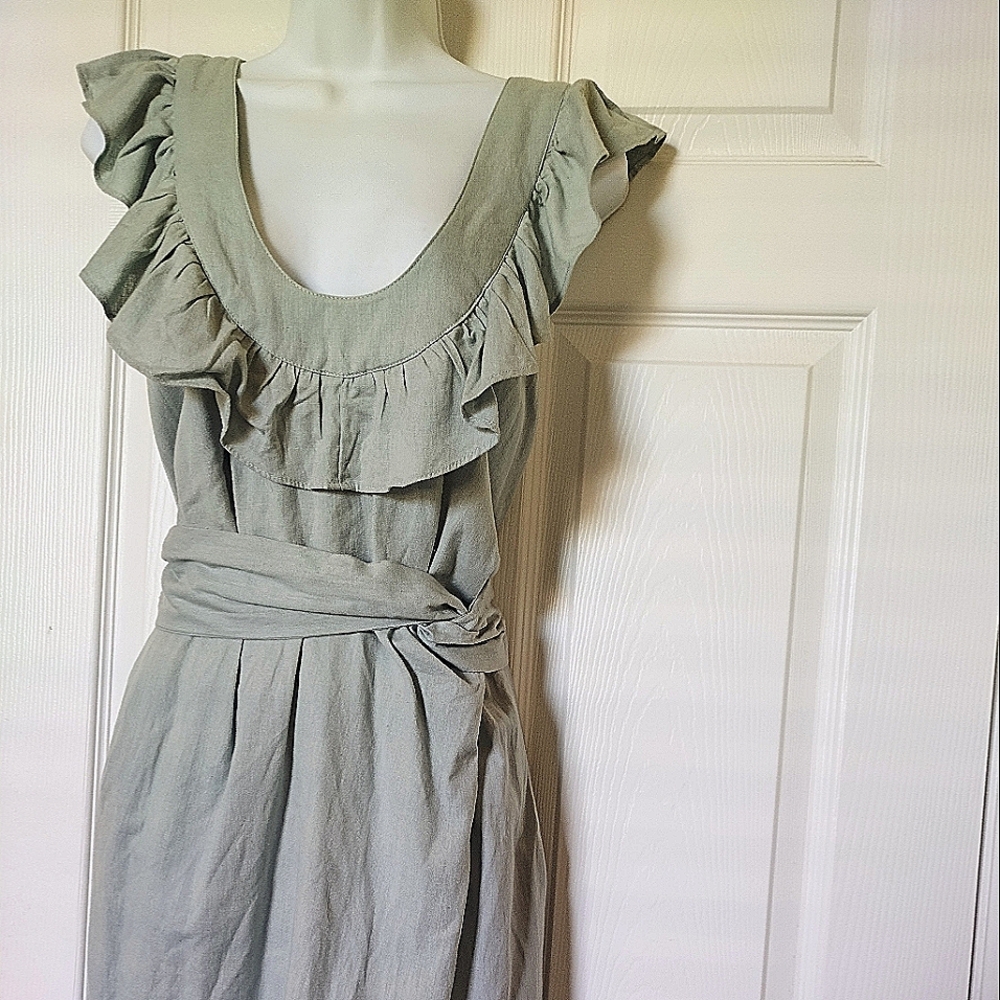 NWT Free People Llara Ruffle Crossback dress  Medium
